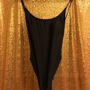 80’s style one piece swimsuit